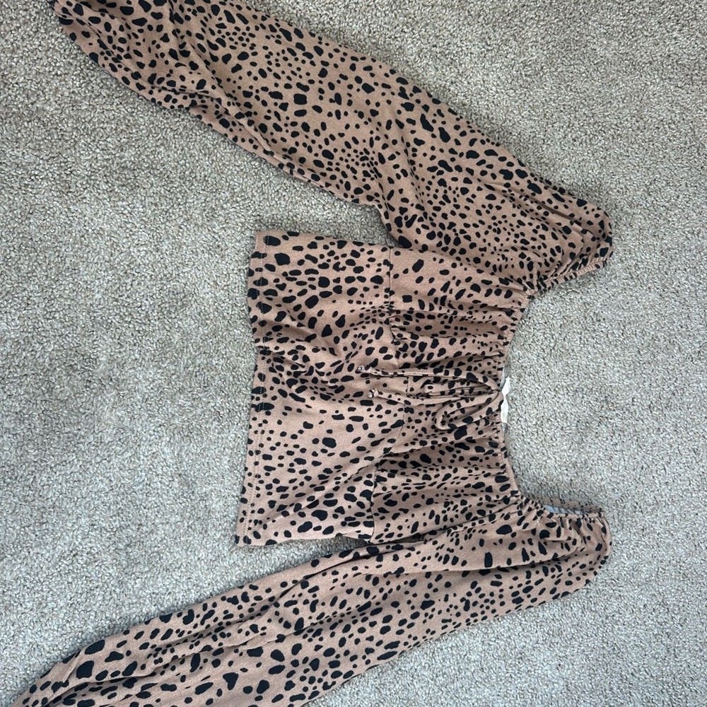 Altar'd State Leopard Print Top